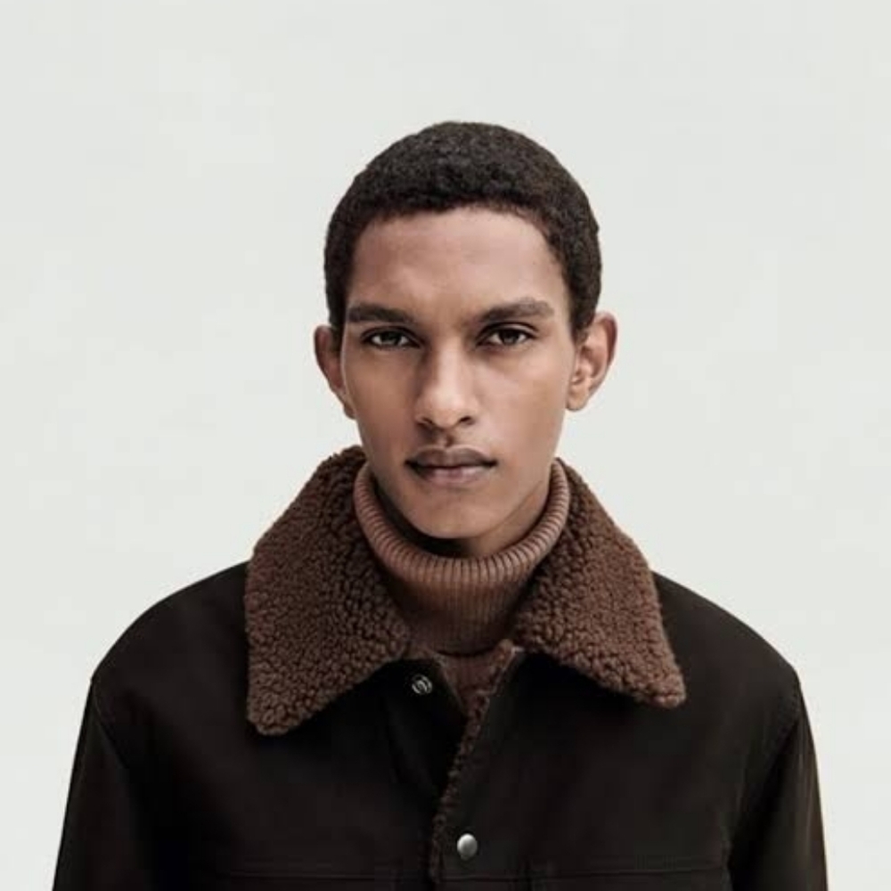 Uniqlo U Pile Lined Sherpa Lemaire Trucker Jacket Black Size S Men